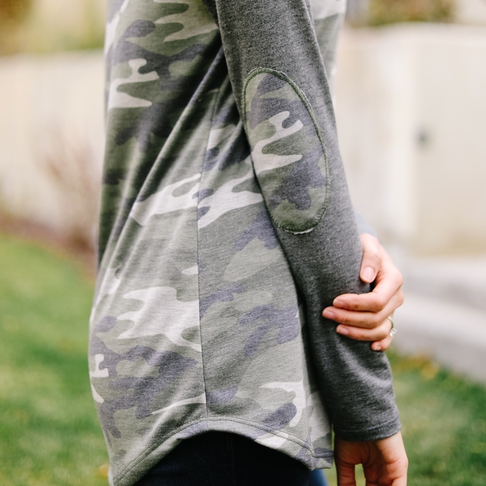 Over and Out Camo Raglan Top - Picture 5 of 8